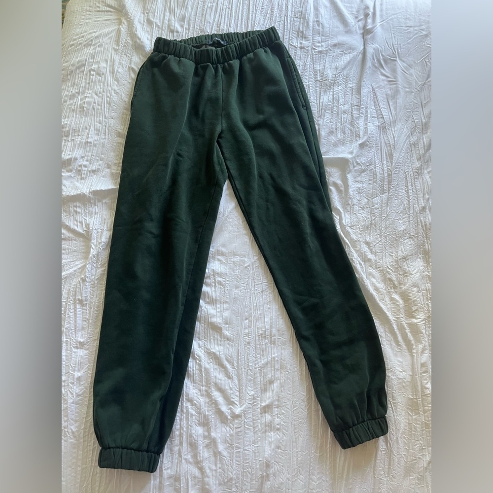Brandy Melville Dark Green Joggers
